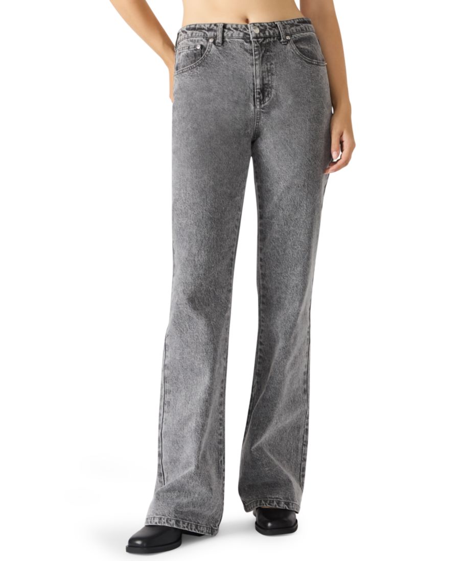 

Женские джинсы Irys Slim-Fit с высокой посадкой и длиной до щиколотки Steve Madden, Fog