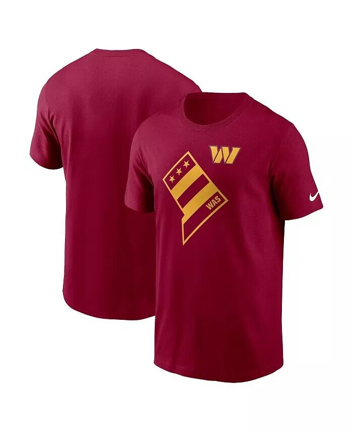 

Мужская бордовая футболка Washington Commanders Local Essential Nike