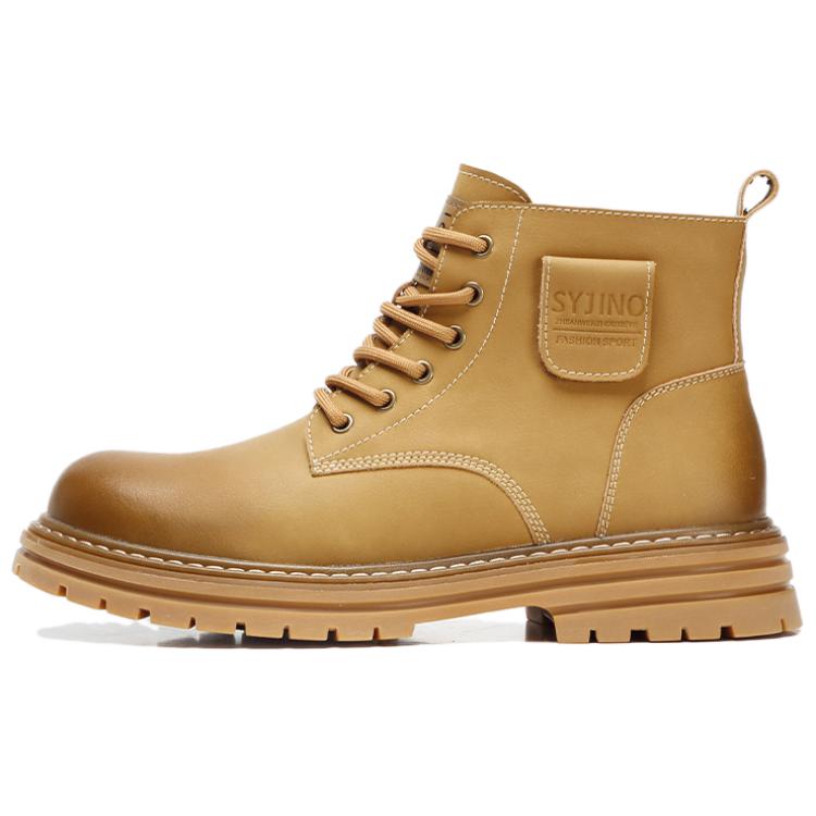 

Wolves • Family QUNLANGSHIJIA Короткие мужские ботинки Martin, рыже-желтые