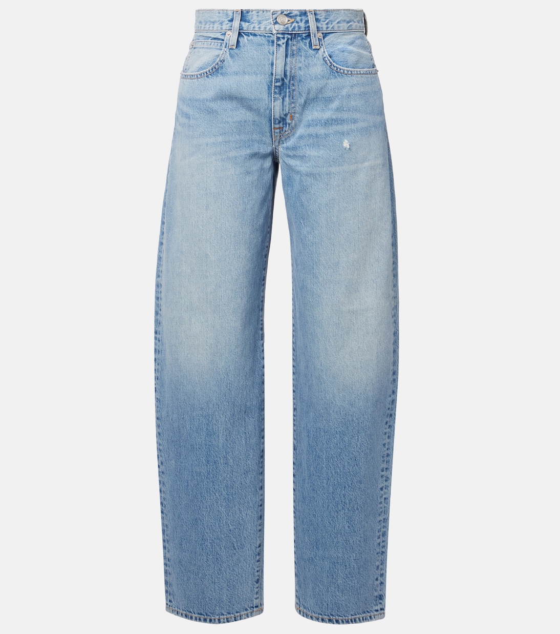 

Джинсы Ella средней посадки с бочкообразными штанинами Slvrlake, Day Break