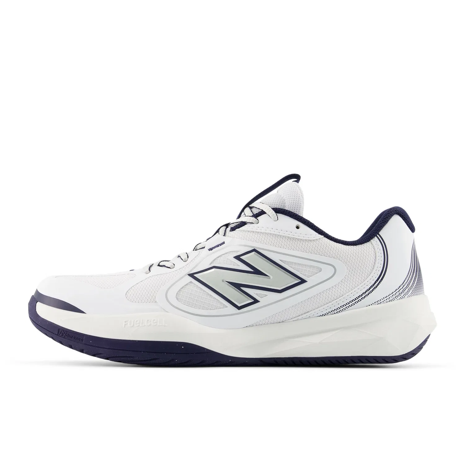 Мужские теннисные кроссовки «FuelCell 796 v5» от New Balance, White/Navy — фото 4