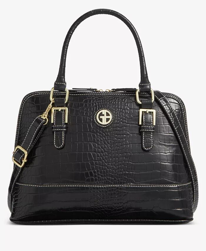 

Сумка-портфель Croc Dome Medium Giani Bernini, черный