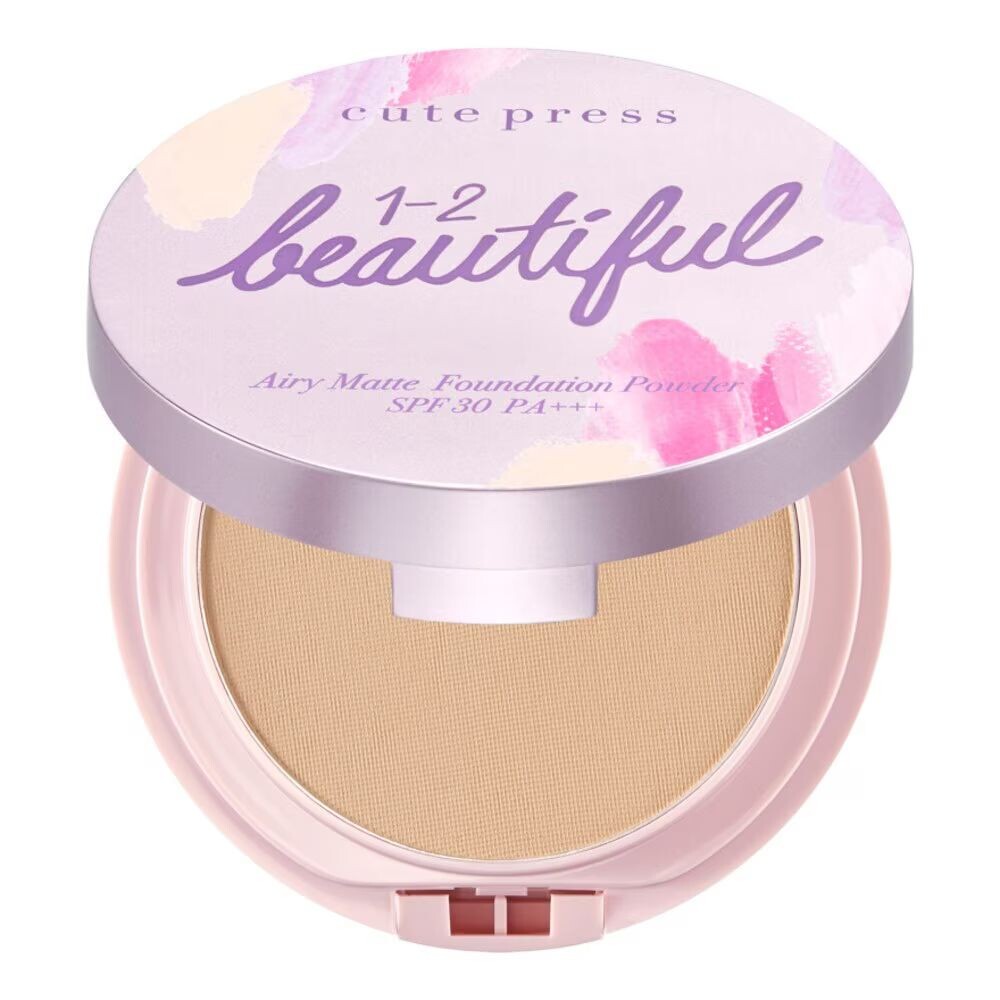 

Cute Press 1-2-Beautiful Airy Matte Foundation Powder SPF30 PA+++ 13г. 02 Светло-бежевый, LIGHT BEIGE