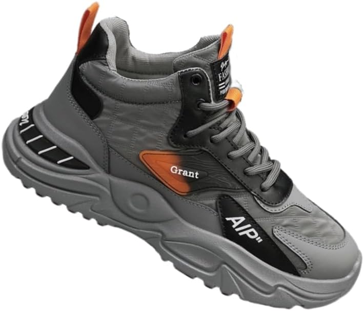 

Мужские кроссовки с массивной подошвой - прочный, стильный дизайн для комфорта в течение всего дня и городских прогулок Hoalox, серый