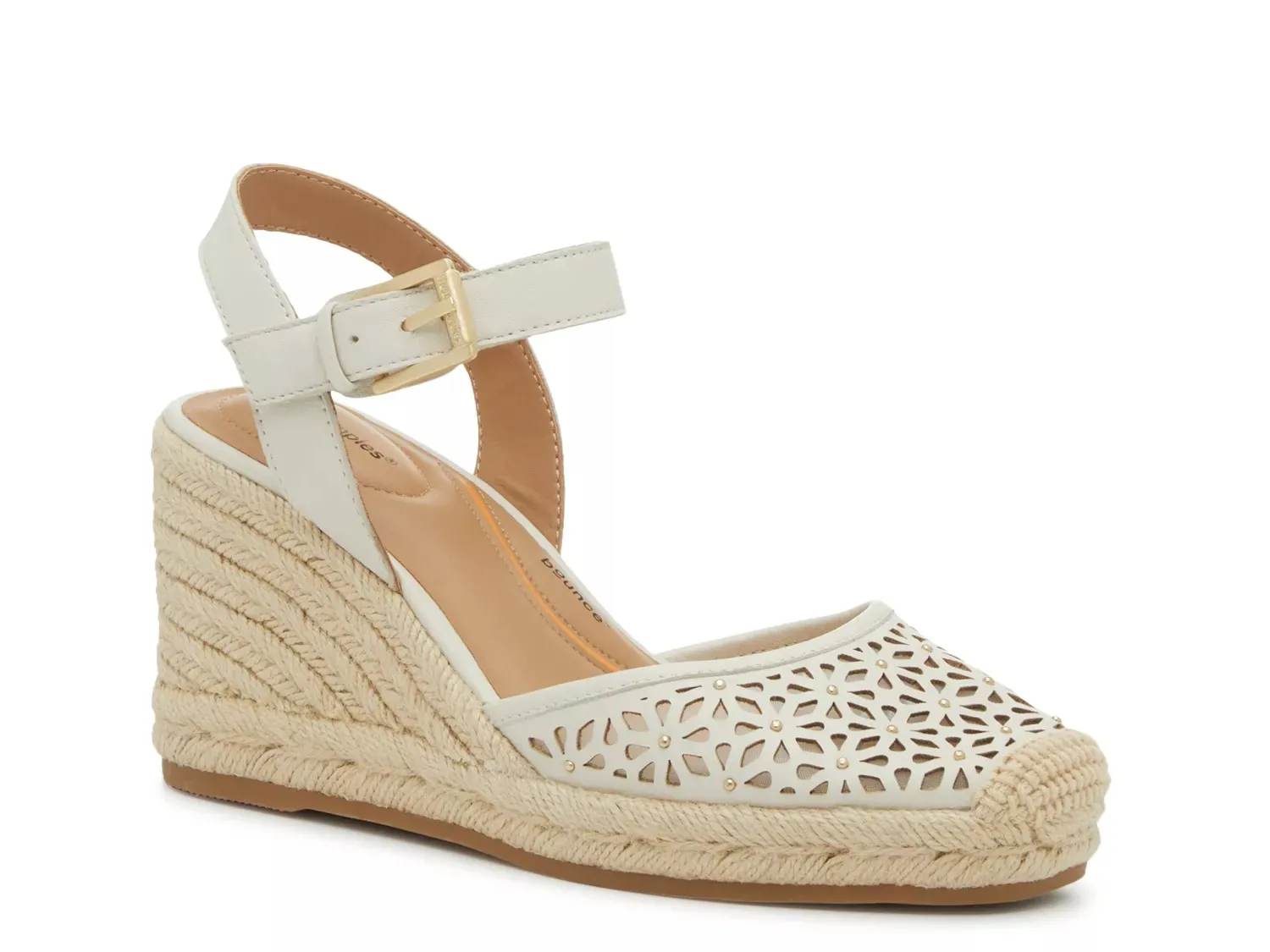Сандалии Hush Puppies Rottie Espadrille на танкетке, цвет меловой белый
