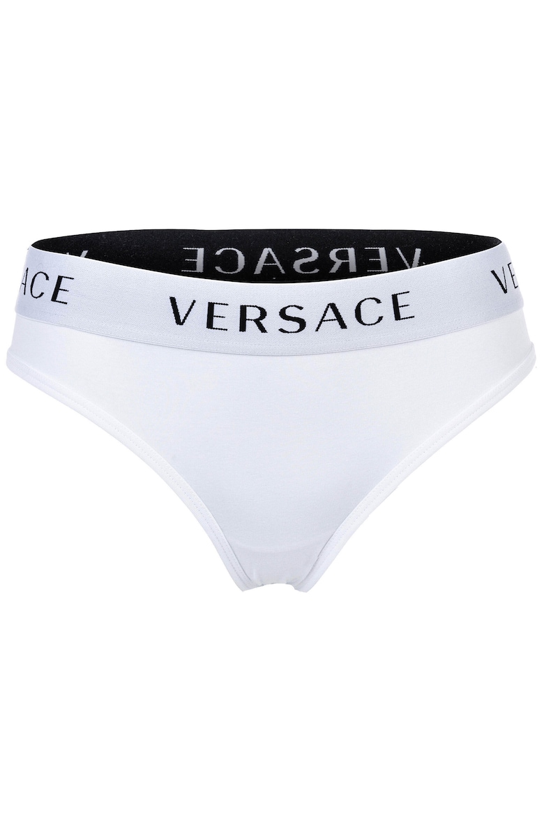 

Бикини с логотипом на талии Versace, белый