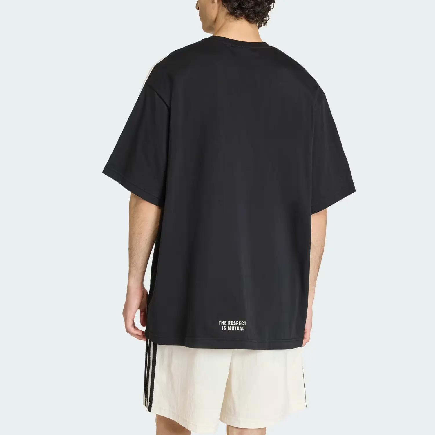 Футболка Consortium с тремя полосками Adidas Originals, черный — фото 4