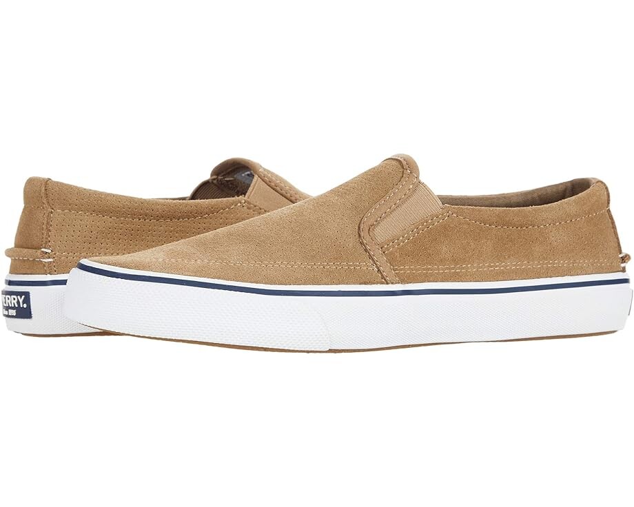 

Кроссовки Sperry Striper II Twin Gore Perf Suede, цвет Taupe