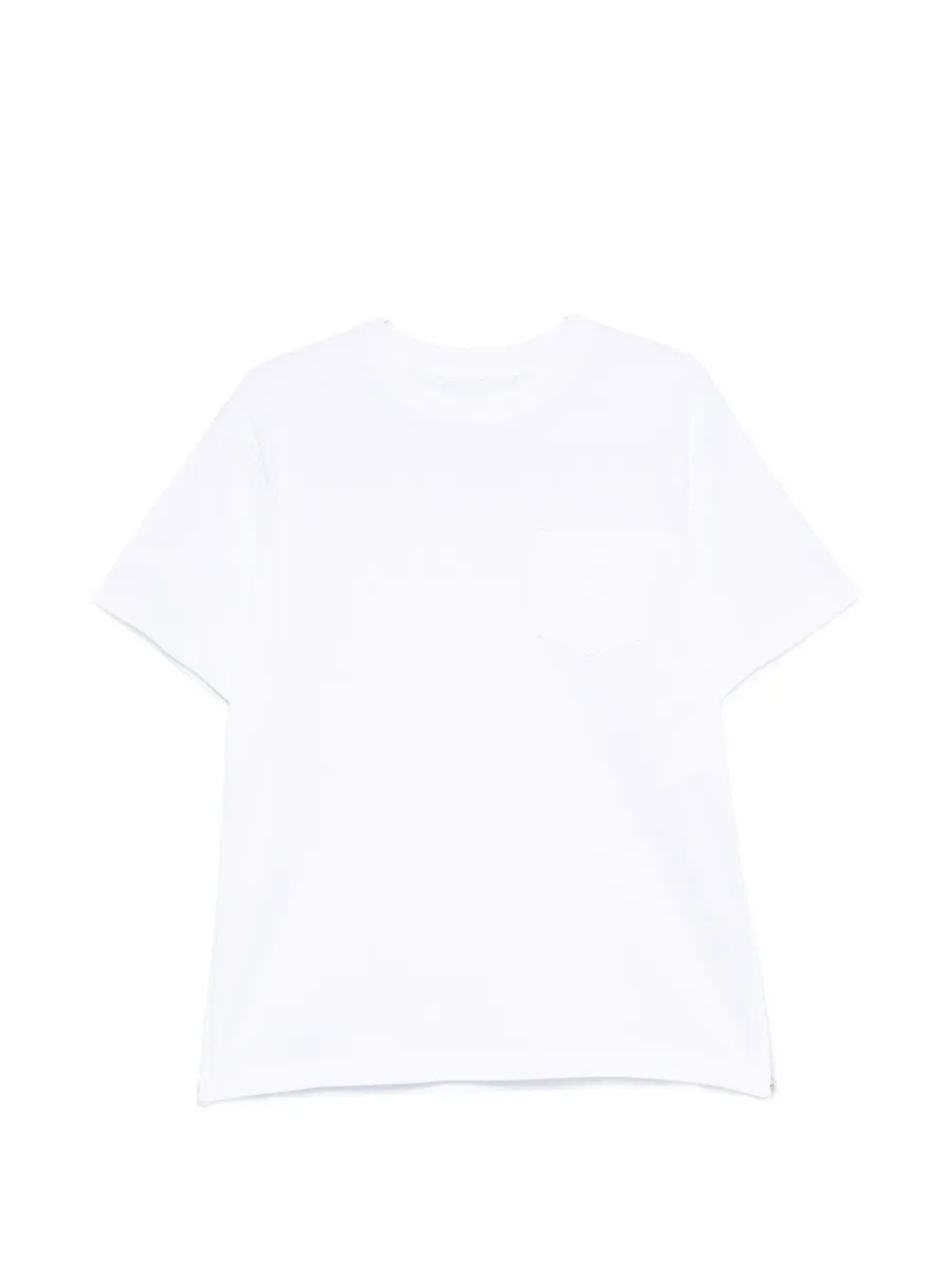 

Футболка с молнией Sacai, белый