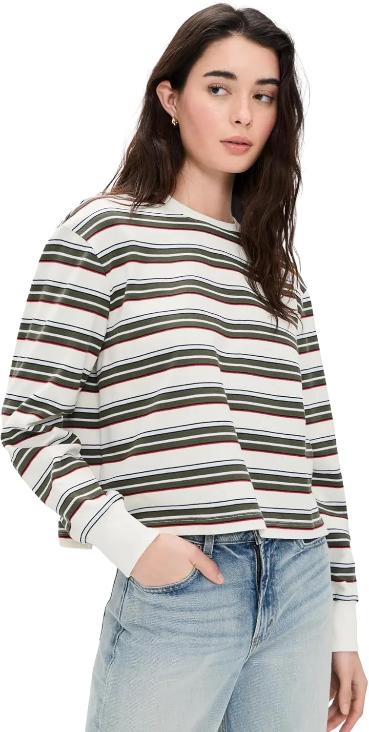 

JOE'S JEANS Женская футболка Long Sleeve Boxy Tee