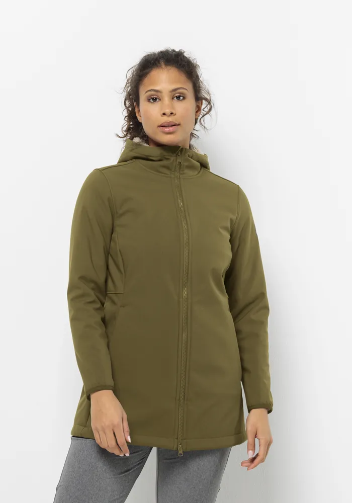 

Пальто из софтшелла Jack Wolfskin "WINDLAND COAT W", цвет Cottage