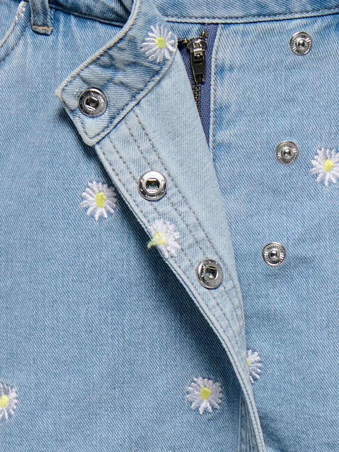 Шорты-юбка с вышивкой KIDS ONLY, light blue denim — фото 2