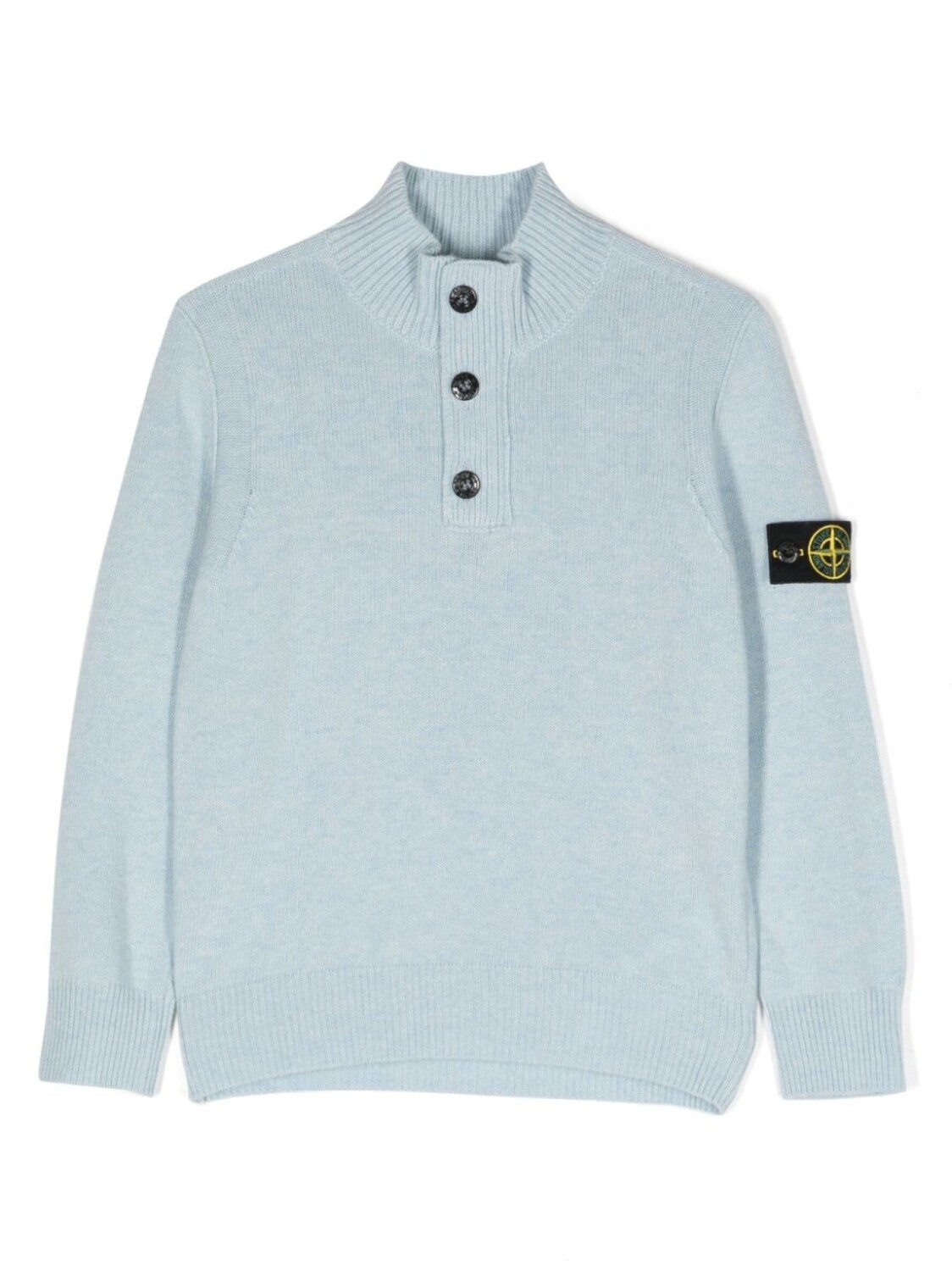 

Stone Island Junior топ с логотипом Compass, синий
