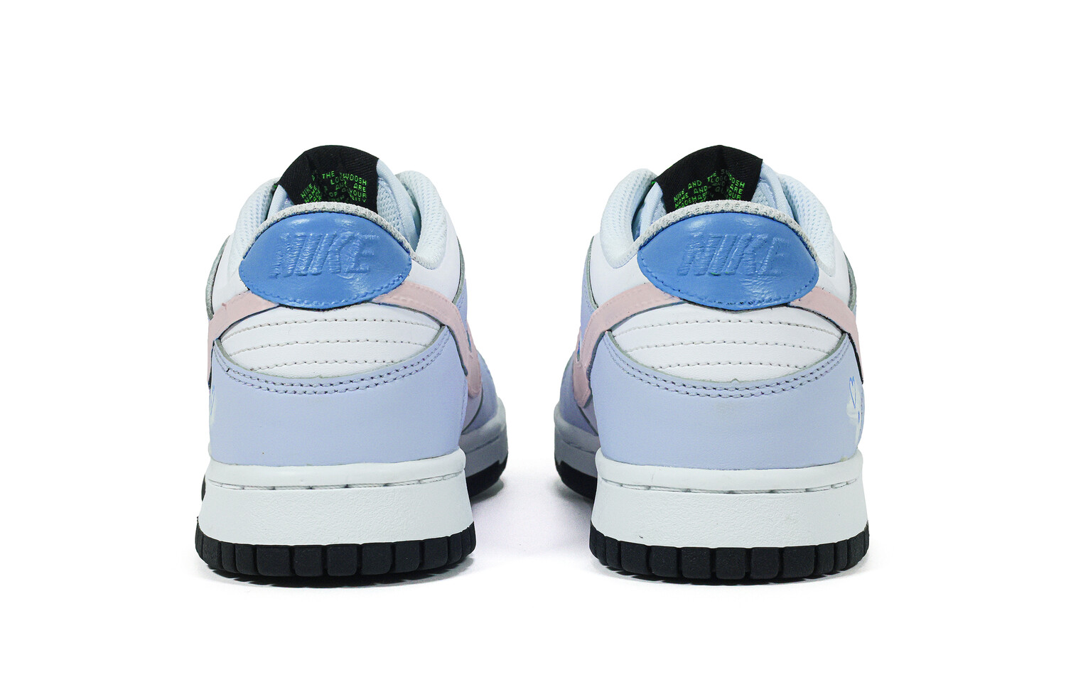 

Кроссовки Nike Dunk Skateboarding Shoes Women's Low-top Pink/blue, розовый