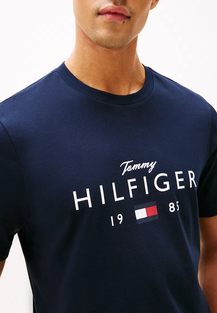 Футболка с коротким рукавом, Big Hilfiger Tee, Tommy Hilfiger, цвет Desert Sky — фото 3