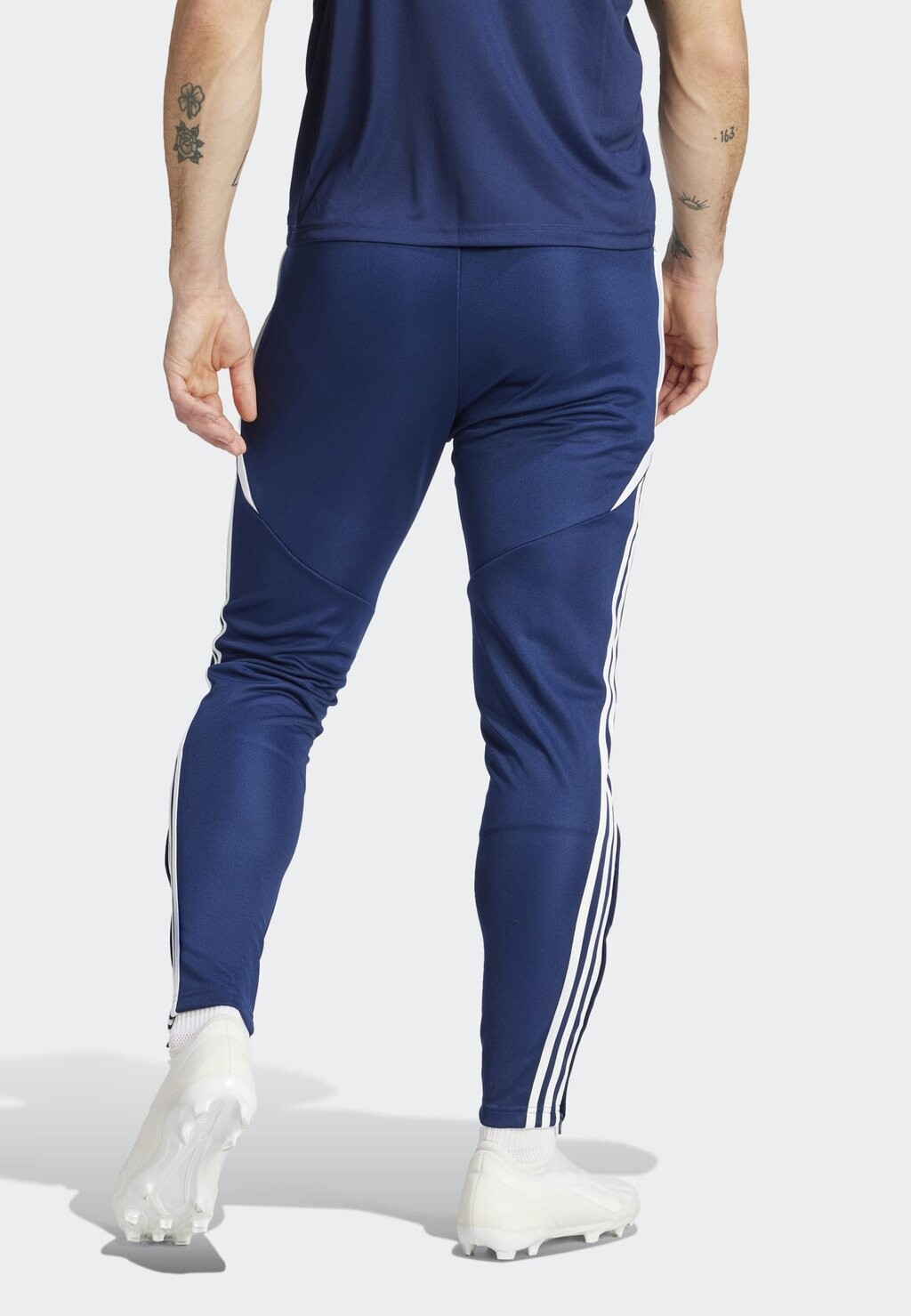 Брюки для бега TIRO24 TRAINING SLIM adidas Performance, цвет team navy blue white — фото 3
