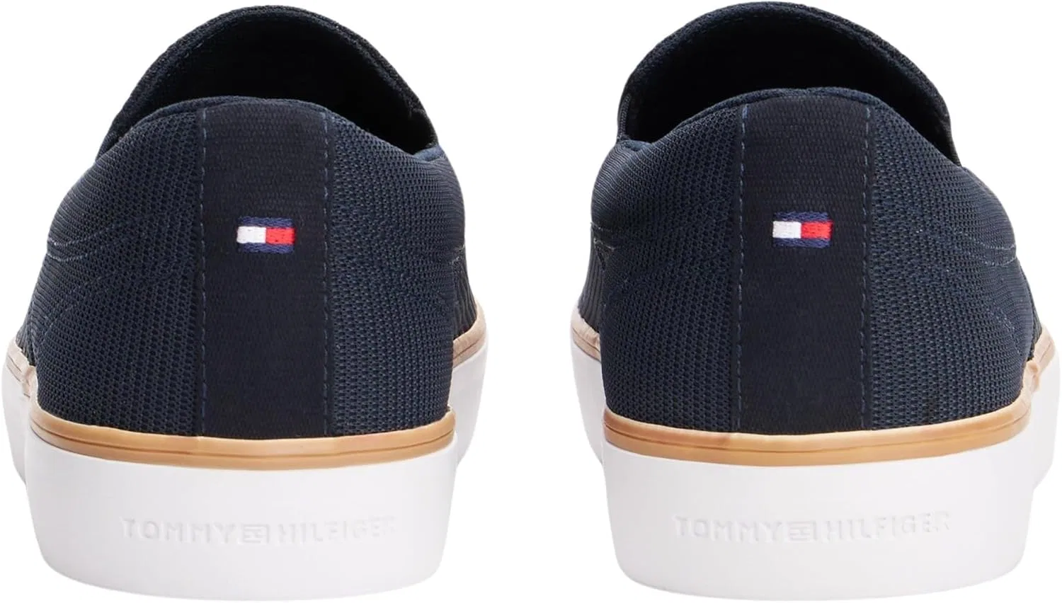 Мужские низкие кроссовки Tommy Hilfiger Th Hi Vulc Core II Slipon Fm0fm05514, Blue Desert Sky — фото 2