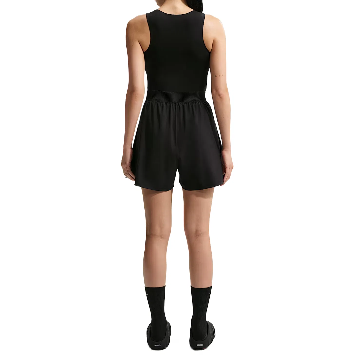Шорты повседневные Dri Fit женские Nike, Black/Black/Dark Smoke Gray — фото 3