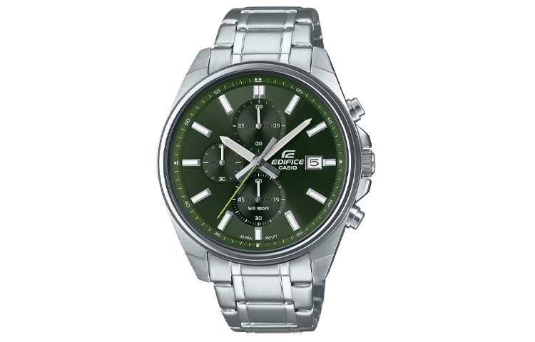 

CASIO Часы Men EDIFICE Green Watch EFV-610D-3C, Green Dial
