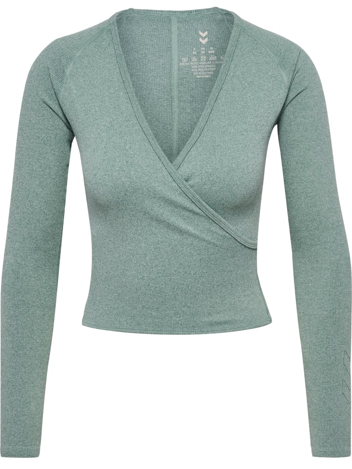

Функциональная рубашка Hummel, цвет chinois green melange
