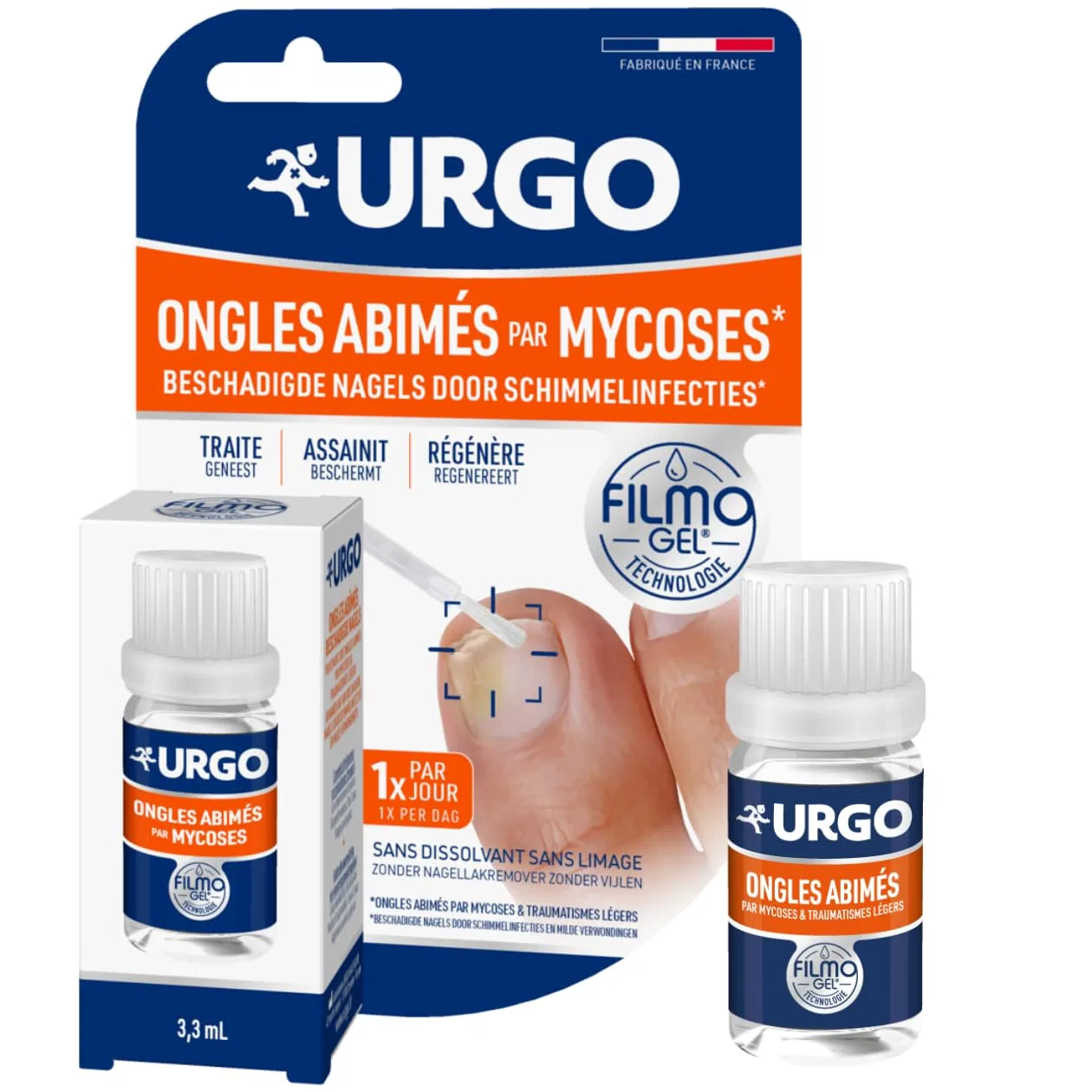 Средство для поврежденных ногтей Urgo 3.3 мл Urgo