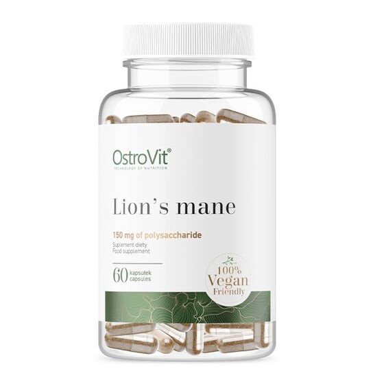 

OstroVit, Lion's Mane Soplówka Jeżowata VEGE 60 капсул концентрация