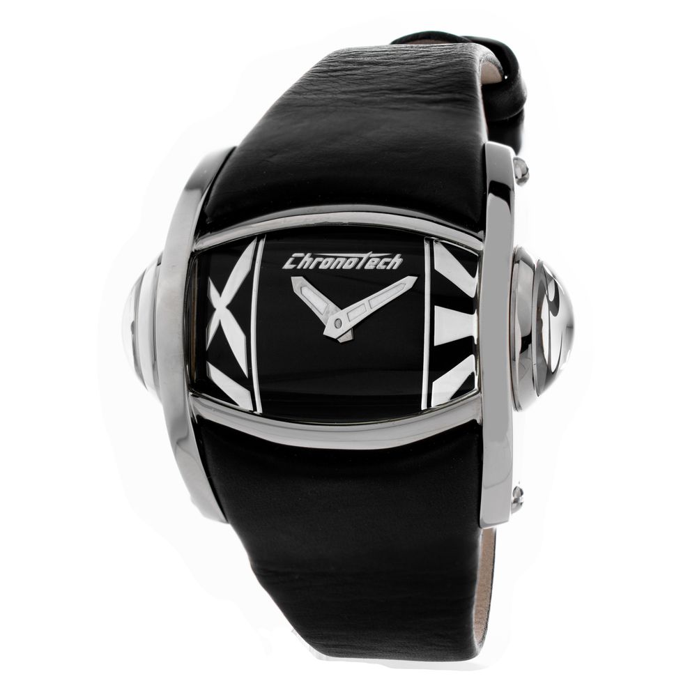 

Женские часы Chronotech Leather, черный