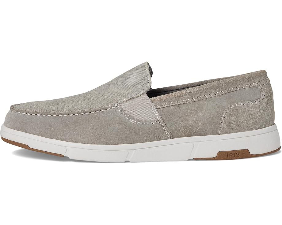 Кроссовки Nunn Bush Luca Moccasin Toe Venetian Suede Slip-On Lightweight Comfortable Loafers, цвет Gray — фото 4
