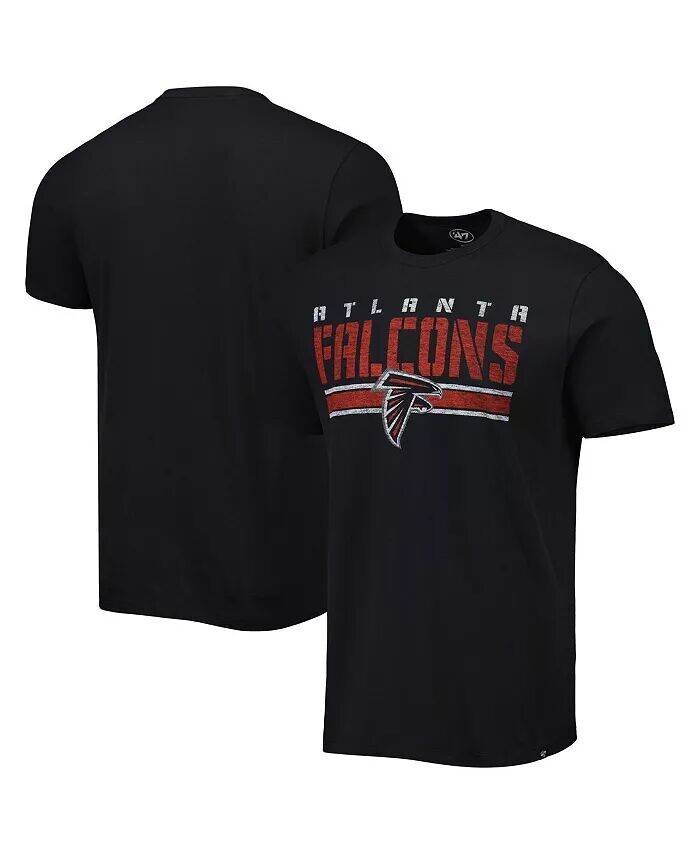 

Мужская черная футболка в полоску Atlanta Falcons Team '47 Brand