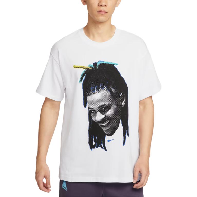 Nike Футболка Swoosh мужская белая