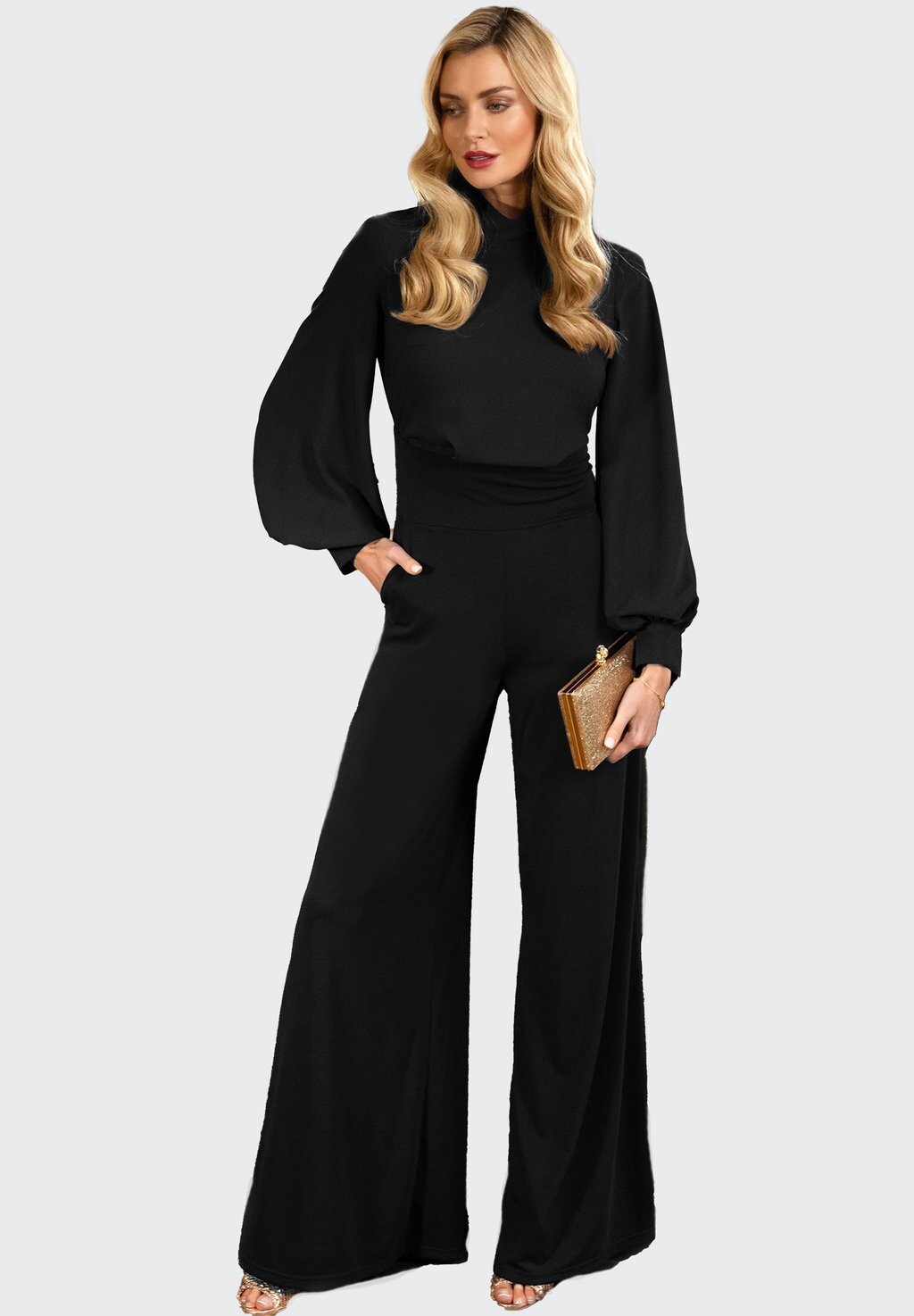 

Комбинезон WITH BLOUSON SLEEVE HotSquash, цвет black