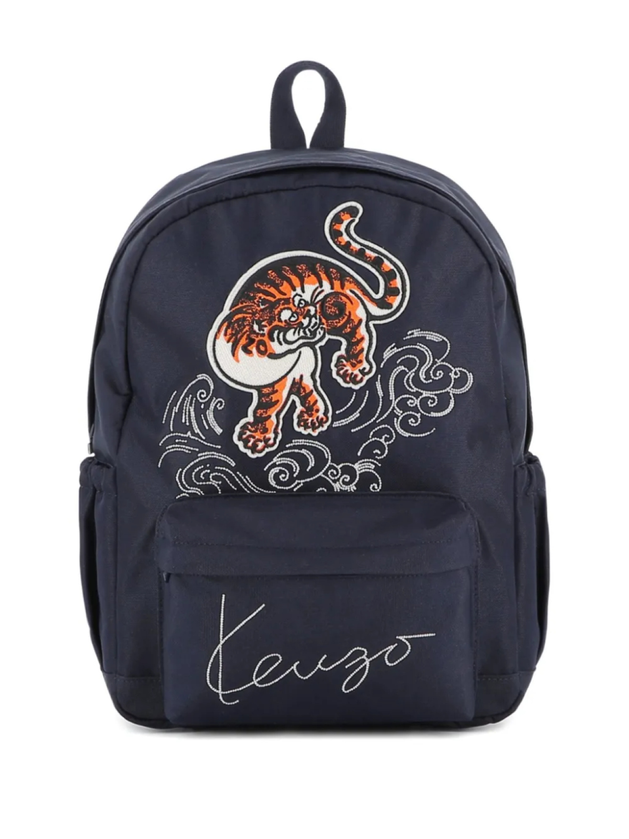 

Kenzo Kids рюкзак с вышивкой, синий