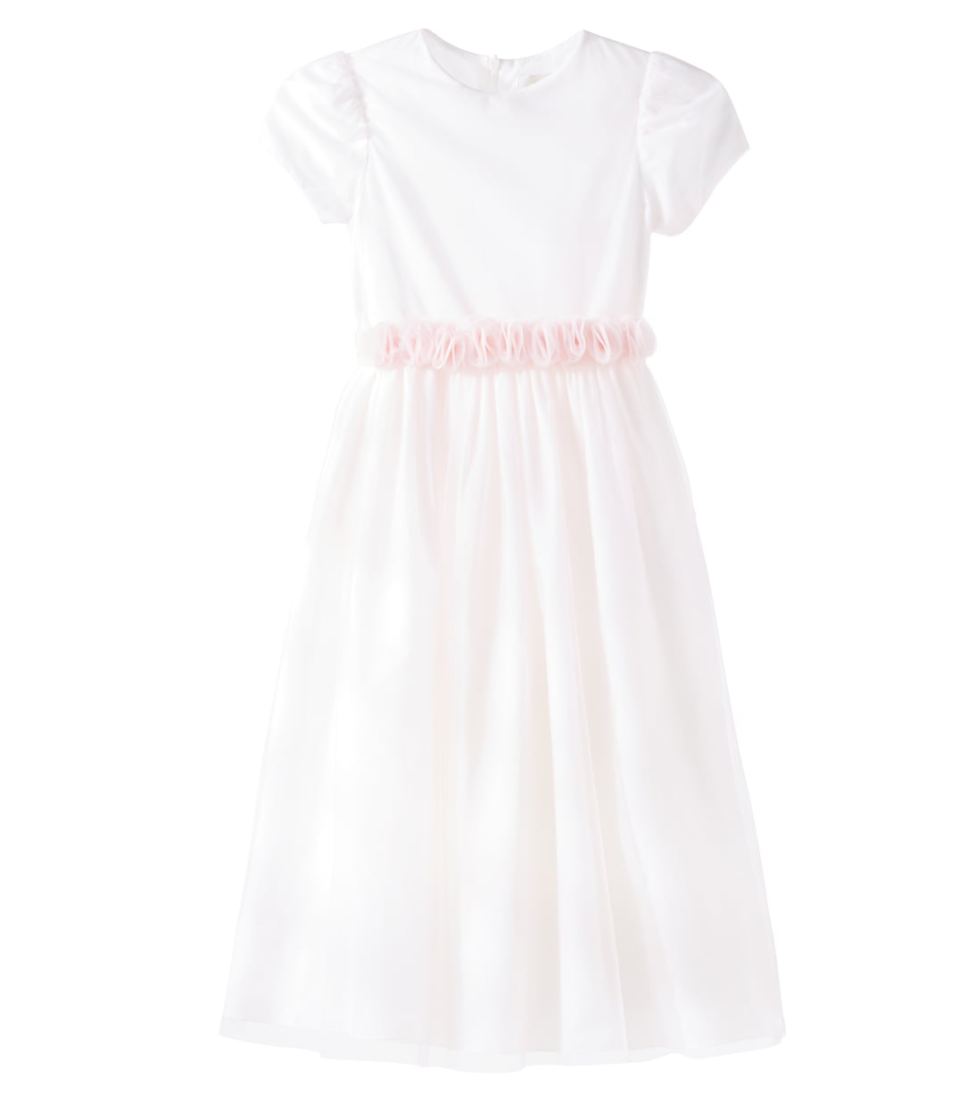 

Платье из тюля с бантом Il Gufo, розовый