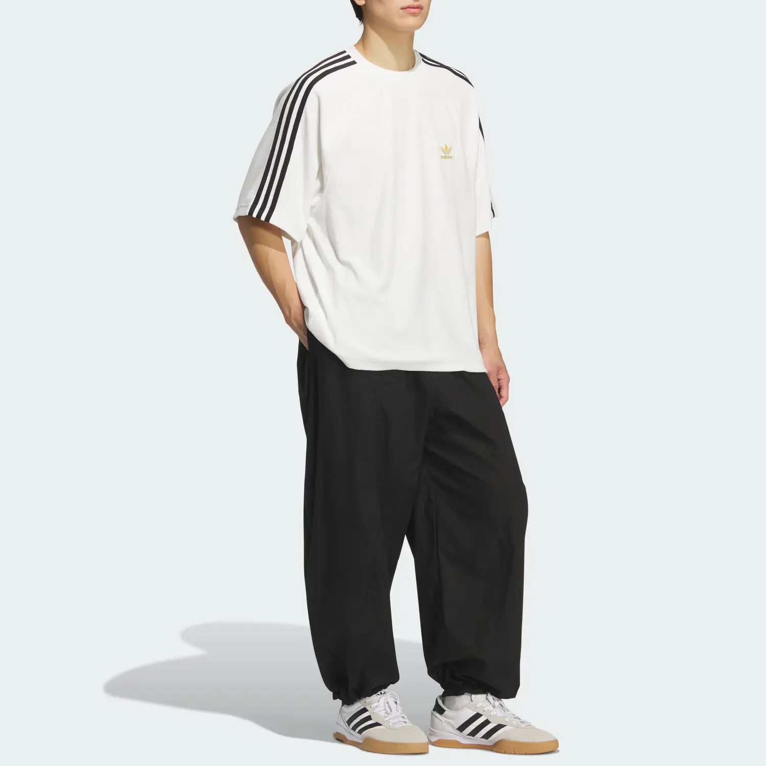Брюки Casual SS25 мужские Adidas Originals, черный — фото 3