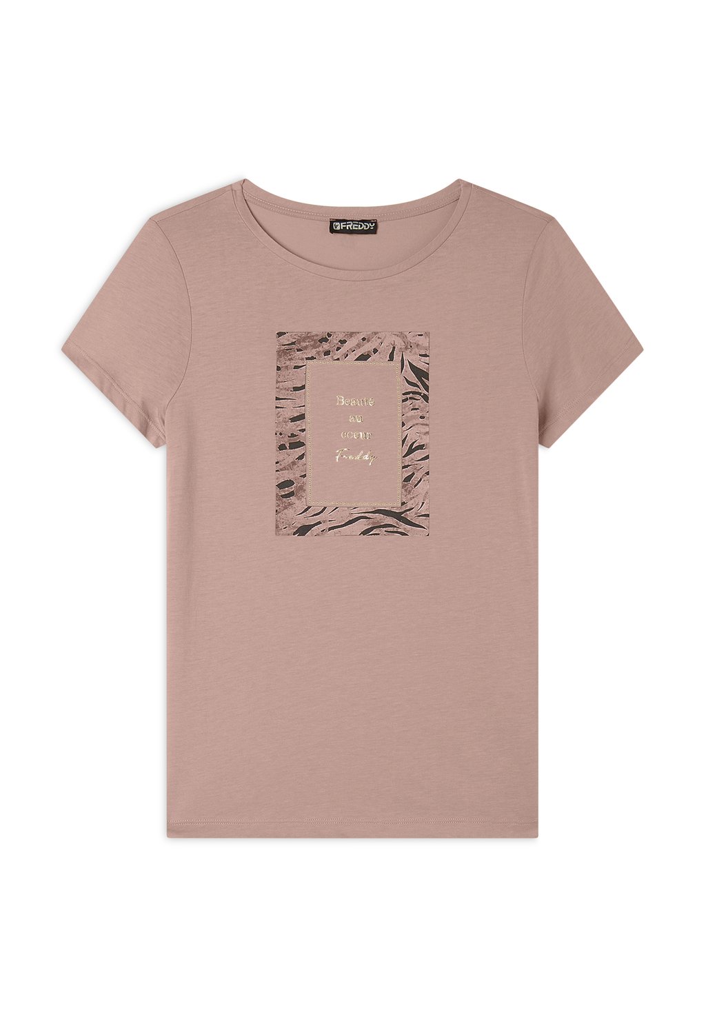

Футболка с принтом Freddy, цвет Pink Zebra Animalier