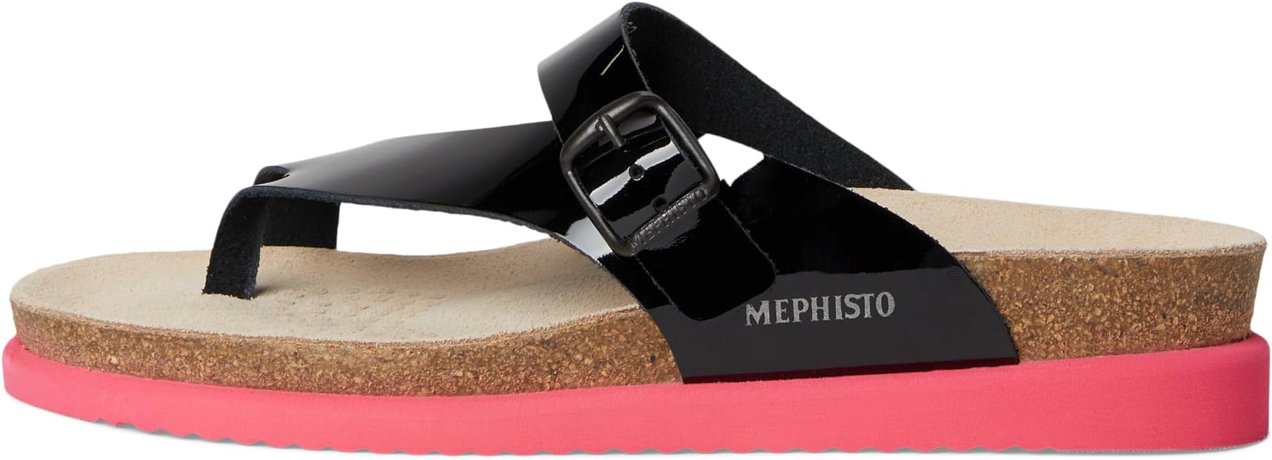 Сандалии Mephisto Women's Helen, Black Patent PInk — фото 4