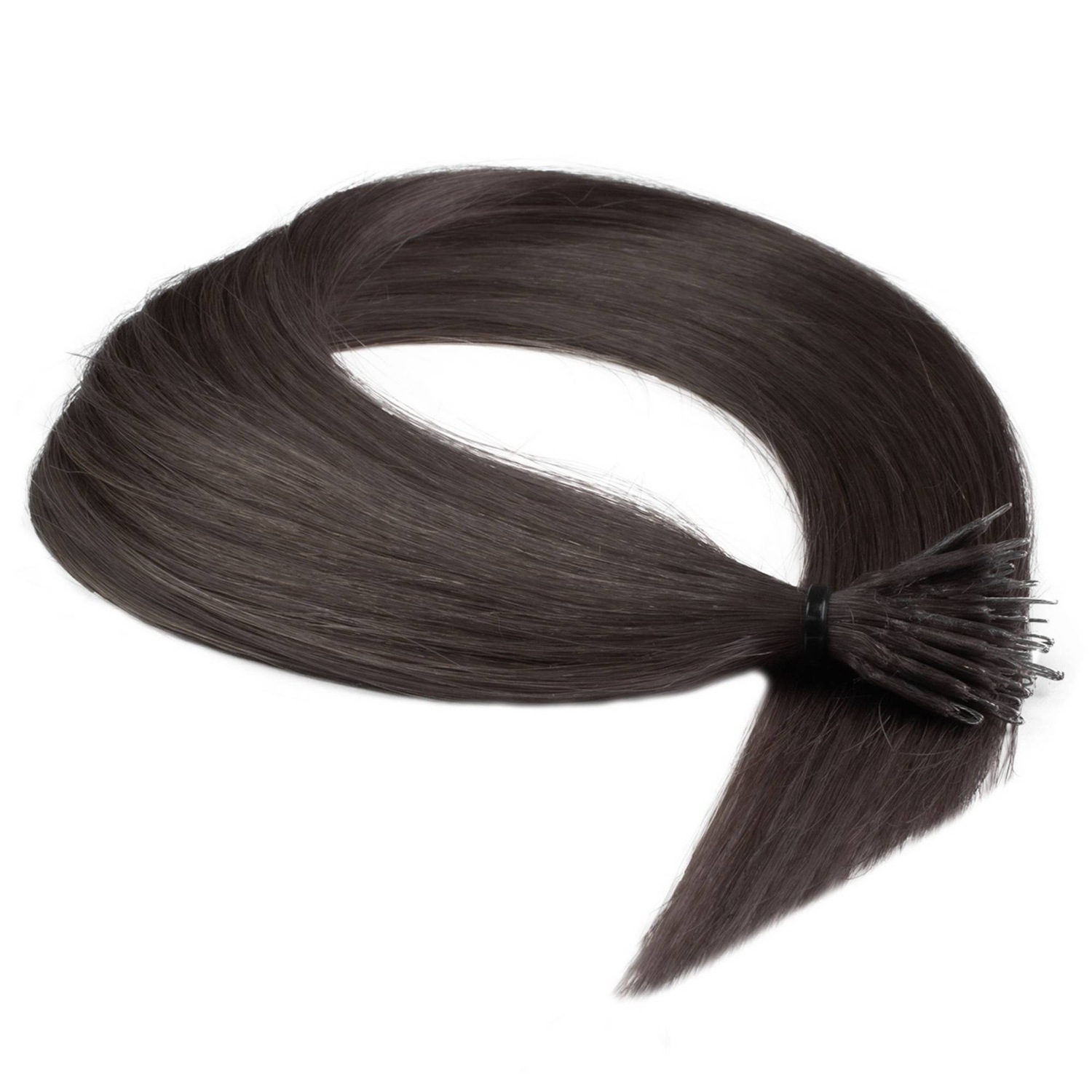 

Накладные волосы nanoring extensions premium echthaar #6/0 dunkelblond 1g Hair2Heart, количество 25 шт.