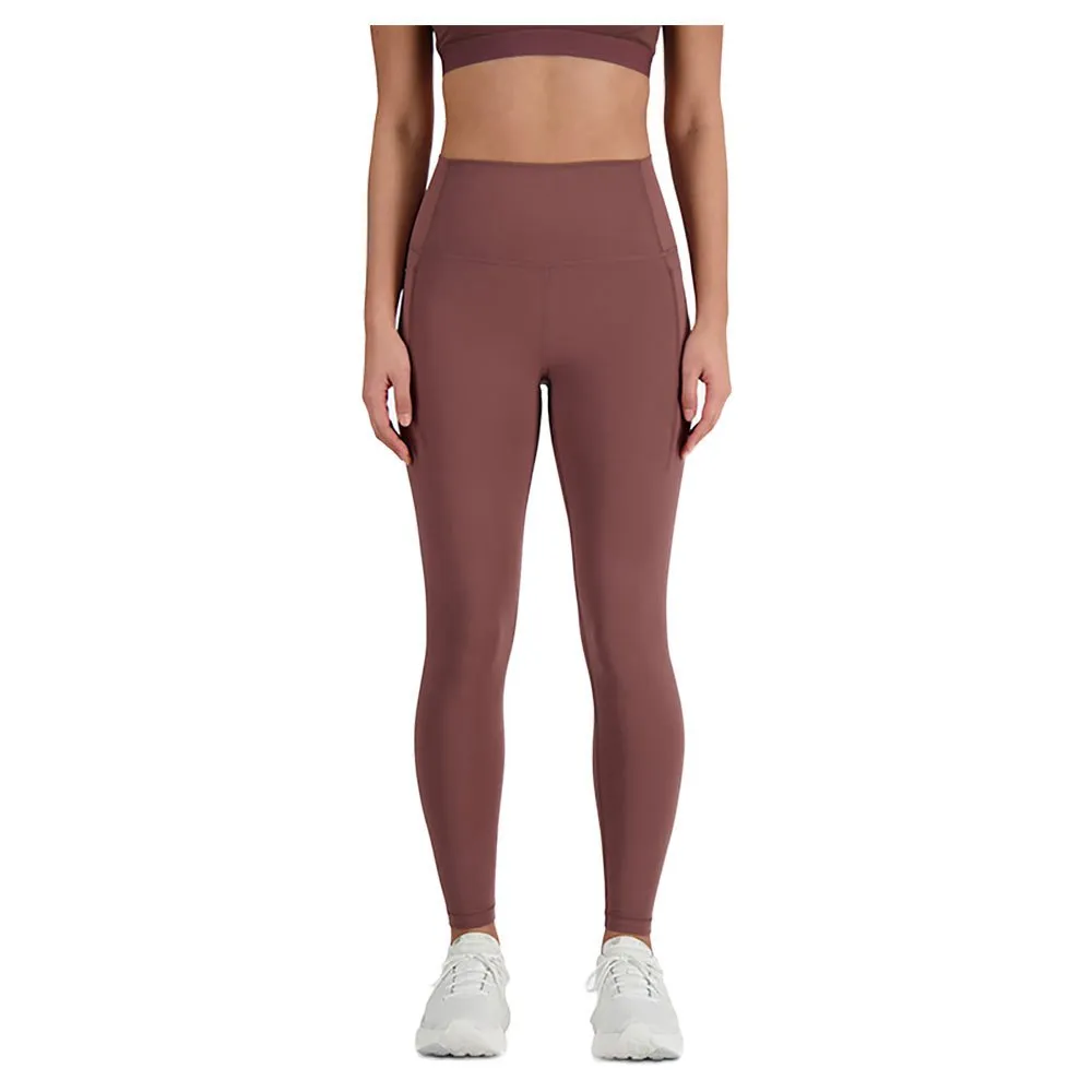 

Тайтсы New Balance Harmony Pocket 25´´ high waist, коричневый