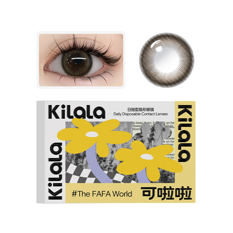 

Ежедневные контактные линзы Happy Blossoms, набор 10 шт с инструментом для снятия Kilala