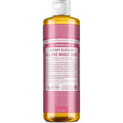 

Жидкое мыло Dr. Bronner's Cherry Blossom Pure Castile 18-в-1 473 мл