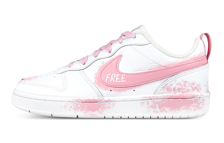 

Кроссовки Nike Court Borough Series Skateboard Shoes Women's Low-Top Pink/White