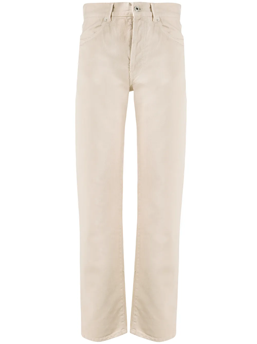 

Джинсы прямого кроя с завышенной талией OFF-WHITE, нейтральный