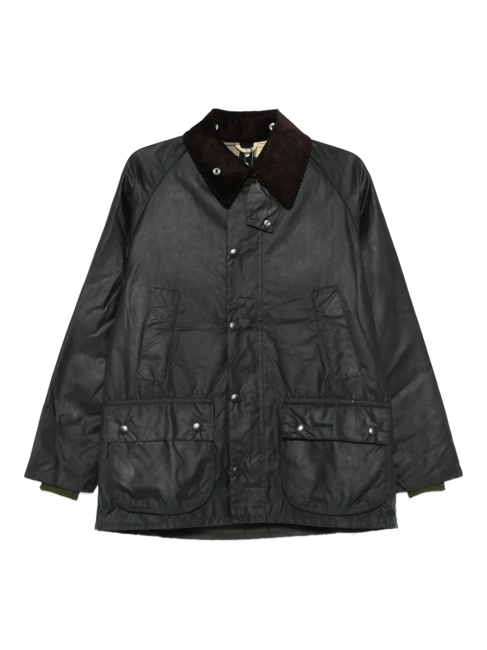 

Куртка с вельветовым воротником Barbour, коричневый