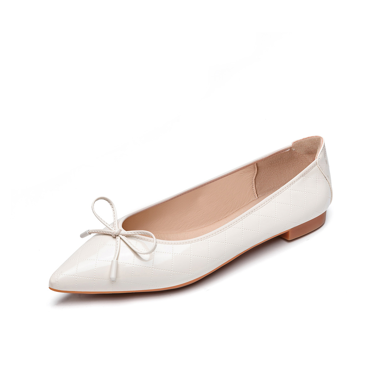 Повседневные туфли женские QUICHESHOES, экрю