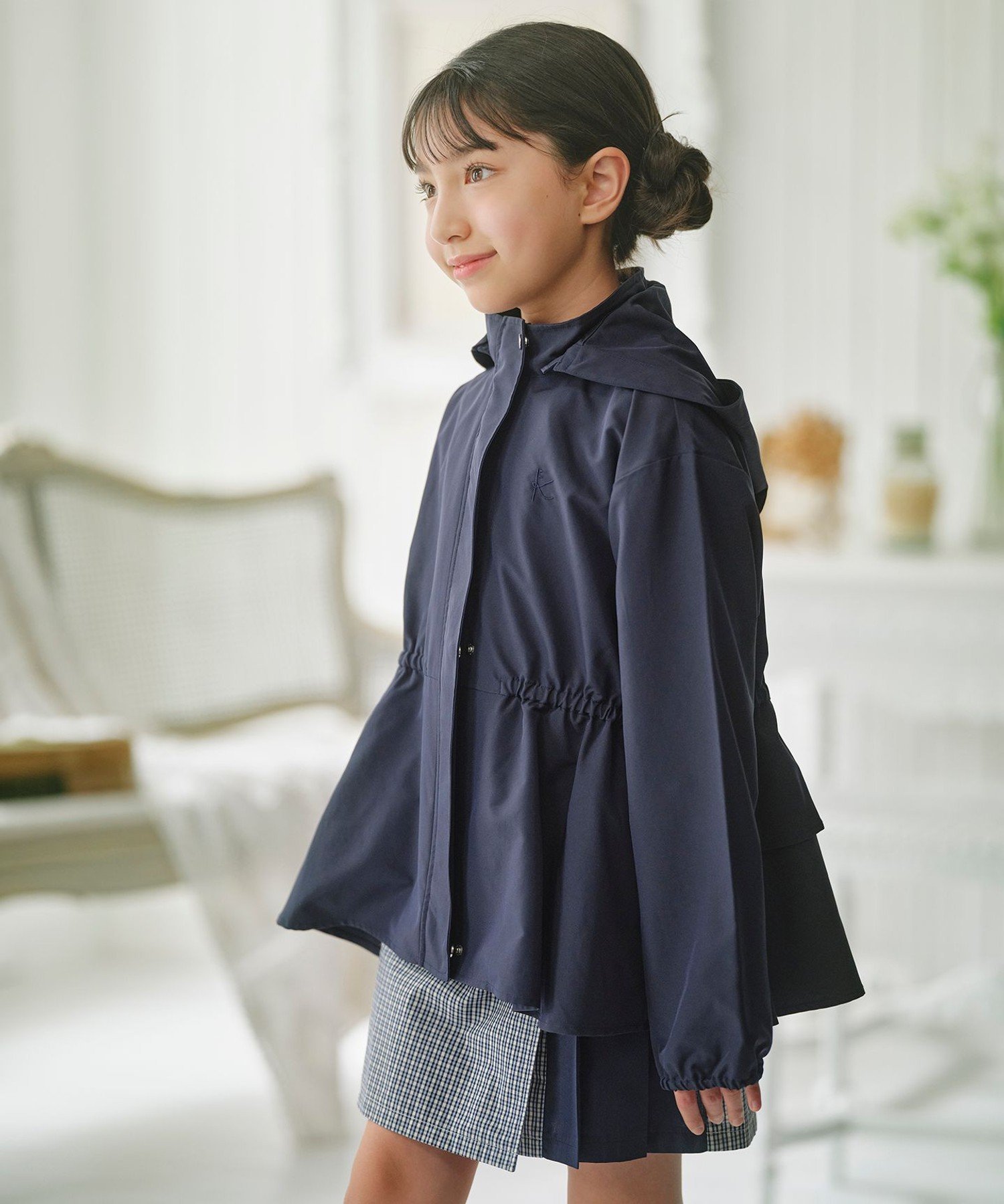 [110-140 см] Куртка с оборками Kids Suite, Navy [075]