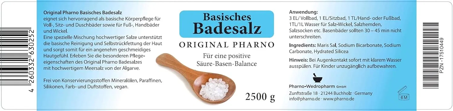 Основная соль для ванн «Basic Bath Salt» от Pharno, 2500 г Original Pharno — фото 2