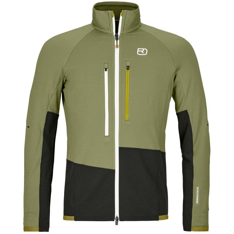 

Нижняя флисовая куртка в рубчик м Ortovox, цвет wild herbs