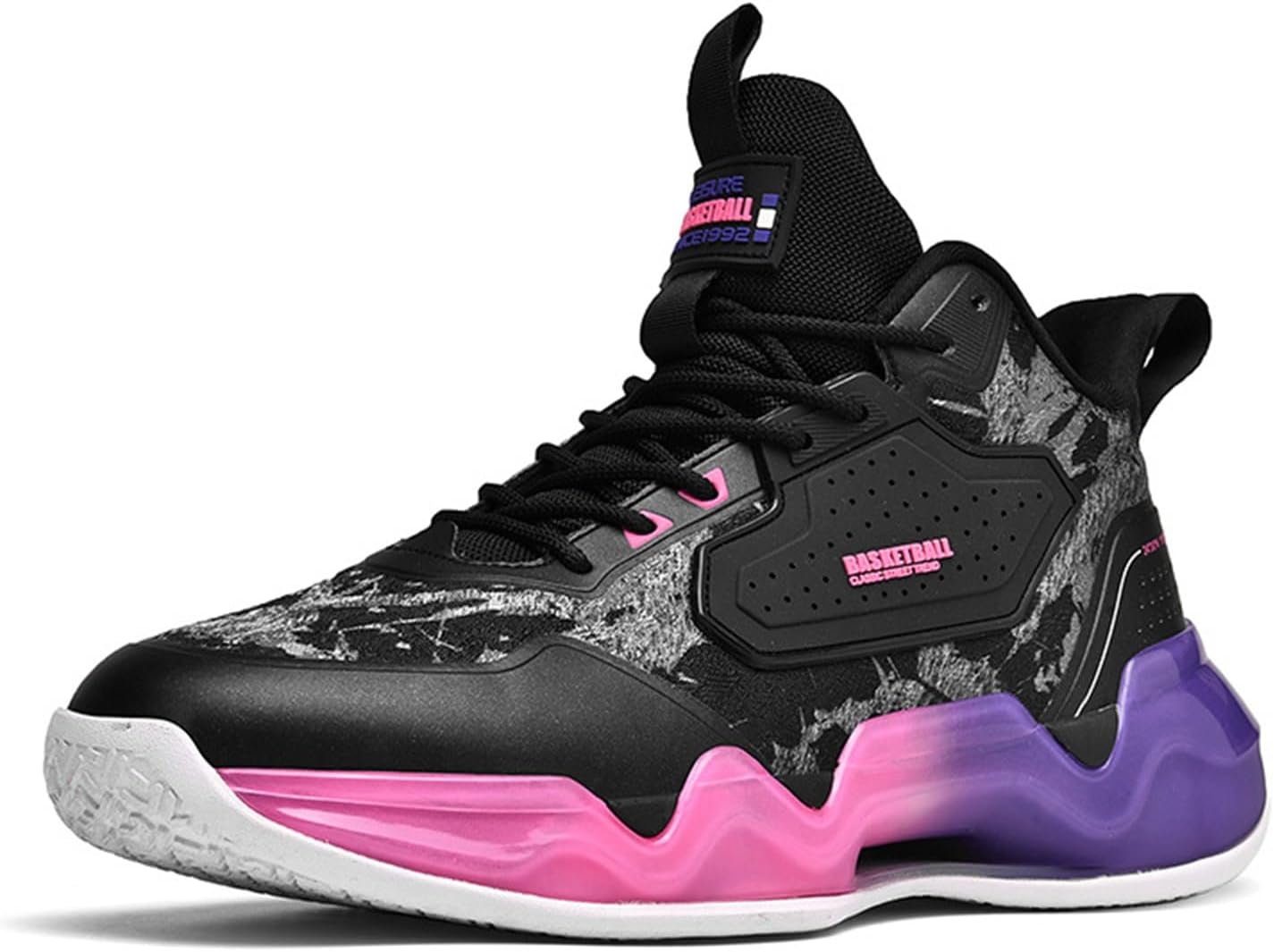 

Мужские баскетбольные кроссовки DHAEY, унисекс, модные кроссовки, легкие, дышащие, спортивные беговые кроссовки с поддержкой свода стопы для баскетбола (Цвет: зеленый, Размер: 12.5 женский / 11 мужской)