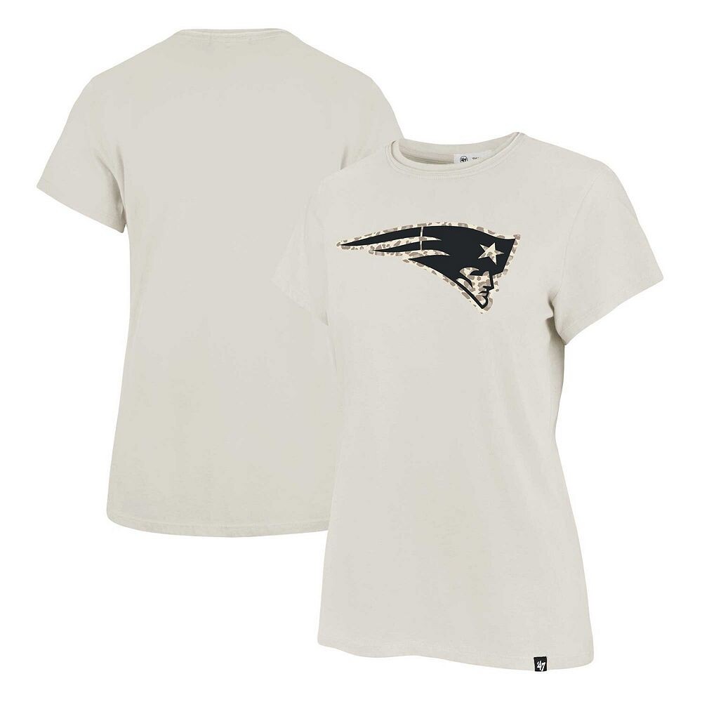 

Женская кремовая футболка '47 New England Patriots Panthera Frankie 47 Brand, цвет Pat Beige