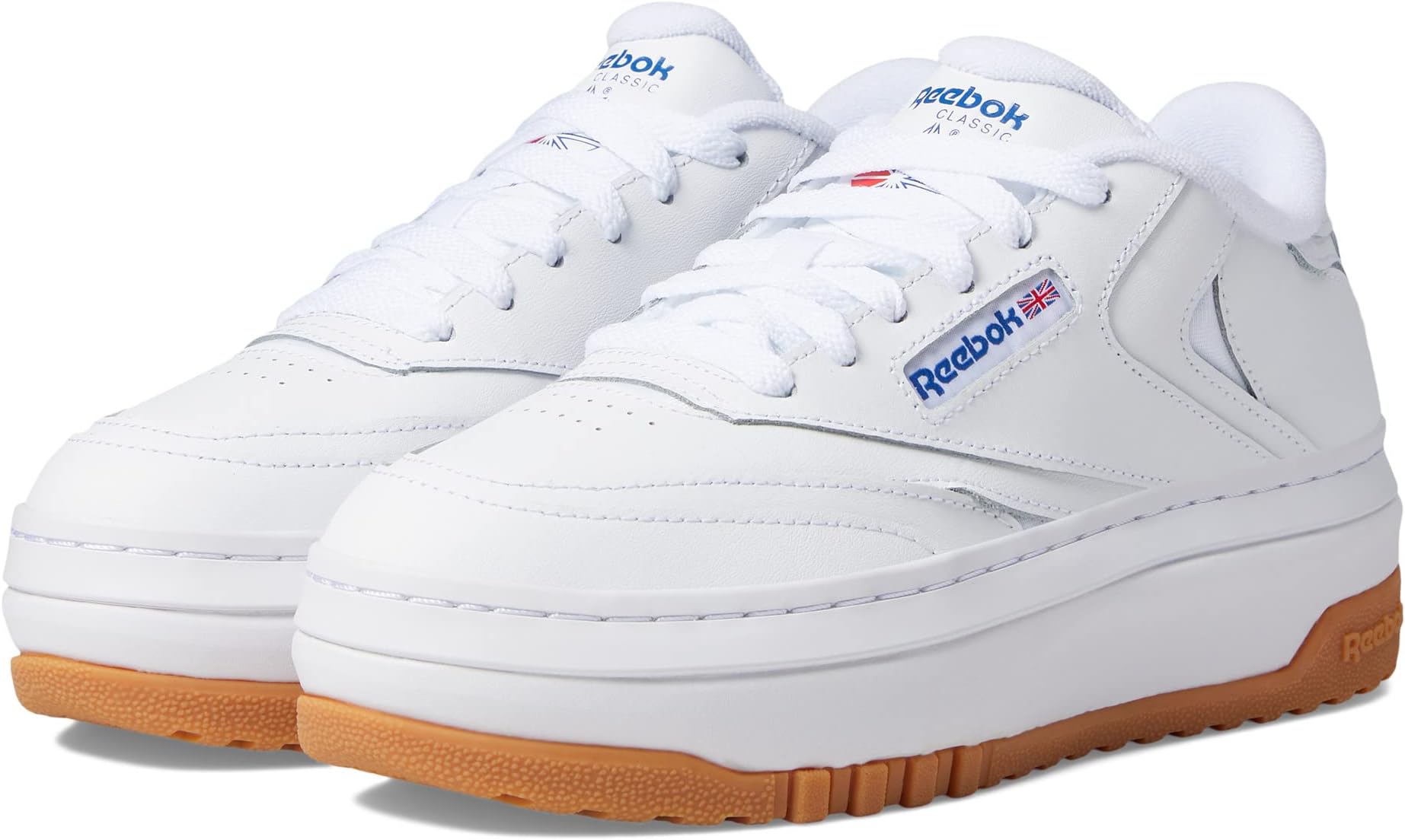 

Кроссовки Club C Extra Reebok, цвет White/Vector Blue, Белый, Кроссовки Club C Extra Reebok, цвет White/Vector Blue